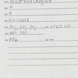 Eastern questionnaire, answ...