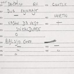 Eastern questionnaire, answ...