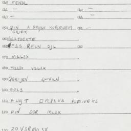 Eastern questionnaire, answ...