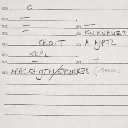 Eastern questionnaire, answ...