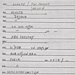 Eastern questionnaire, answ...