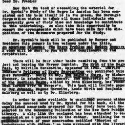 Letter from Frederick P. Ke...