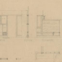Dining nook partition details
