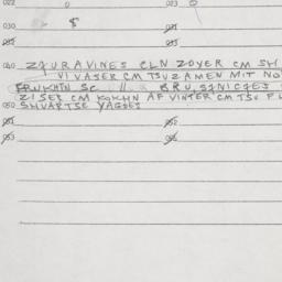 Eastern questionnaire, answ...