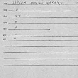 Eastern questionnaire, answ...