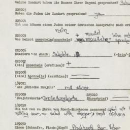 Western questionnaire, answ...