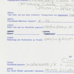 Western questionnaire, answ...