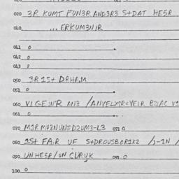 Eastern questionnaire, answ...