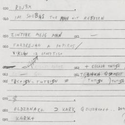 Eastern questionnaire, answ...