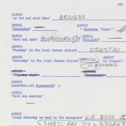 Western questionnaire, answ...