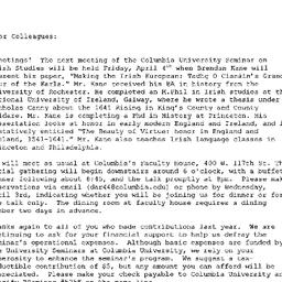 Announcements, 2003-04-04. ...