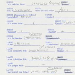 Western questionnaire, answ...