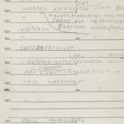 Eastern questionnaire, answ...