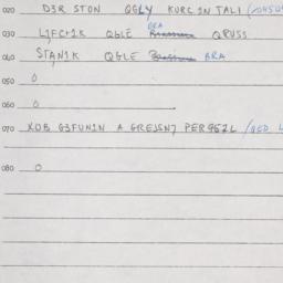 Eastern questionnaire, answ...