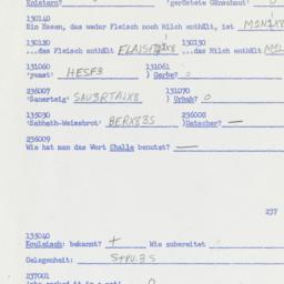 Western questionnaire, answ...