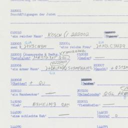 Western questionnaire, answ...