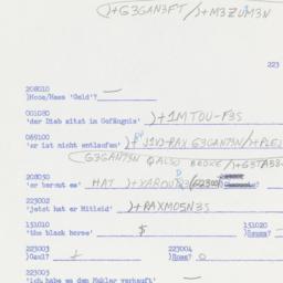 Western questionnaire, answ...