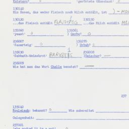 Western questionnaire, answ...