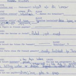 Western questionnaire, answ...