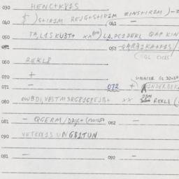 Eastern questionnaire, answ...