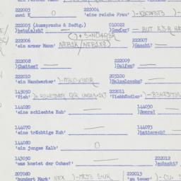 Western questionnaire, answ...