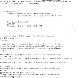 Correspondence, 2002-05-31....