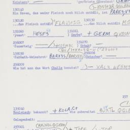 Western questionnaire, answ...