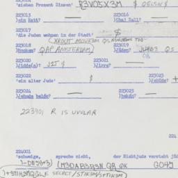 Western questionnaire, answ...