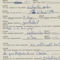 Western questionnaire, answ...