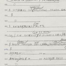 Eastern questionnaire, answ...