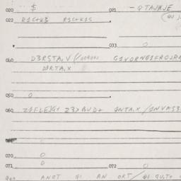 Eastern questionnaire, answ...