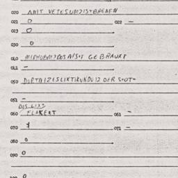 Eastern questionnaire, answ...