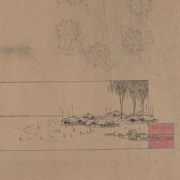 View, roof plans of group