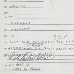 Eastern questionnaire, answ...