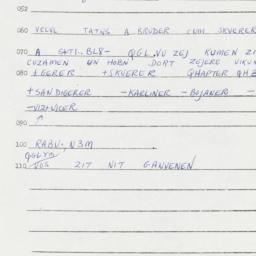 Eastern questionnaire, answ...