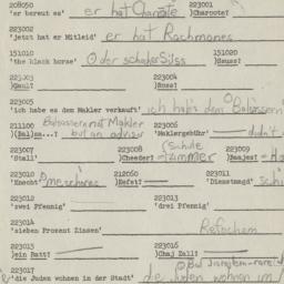 Western questionnaire, answ...