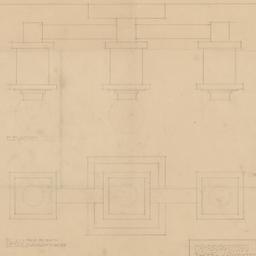 Light fixture elevation, plan