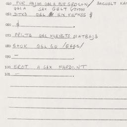 Eastern questionnaire, answ...