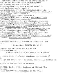 Announcements, 2002-01-23. ...