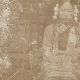 Tibetan woman aristocrat se...