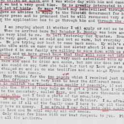 Letter to Reverend John And...