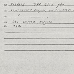 Eastern questionnaire, answ...