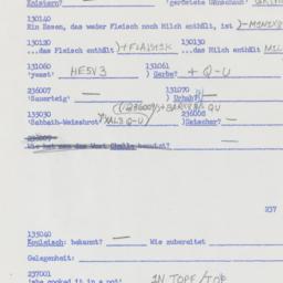 Western questionnaire, answ...