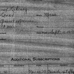 Carnegie General Donations,...