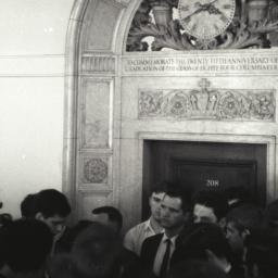 Harry Coleman in Hamilton Hall