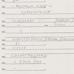 Eastern questionnaire, answ...