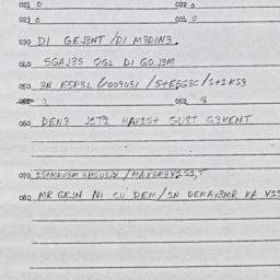 Eastern questionnaire, answ...