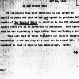 Memorandum from Charles Dol...