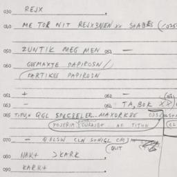 Eastern questionnaire, answ...