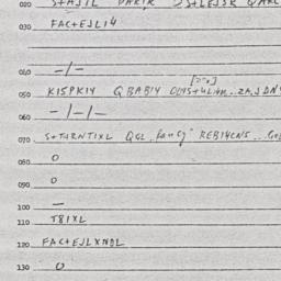 Eastern questionnaire, answ...